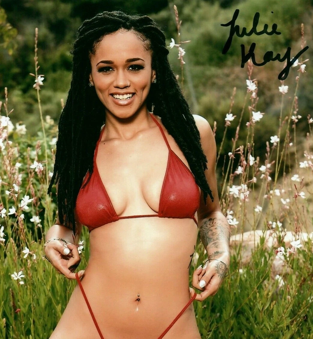 Julie Kay Super Sexy Hot Adult Model Signed 8x10 Photo COA Proof 245 | eBay