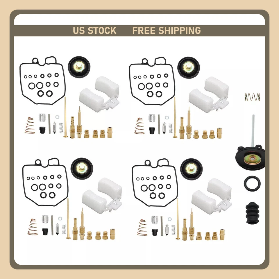 KIT DE REPARO DE RECONSTRUÇÃO DE CARBURADOR DOS EUA COM PLUGUE PARA Honda CB750K 1980 CB750C CB750SC - Imagem 2 de 4