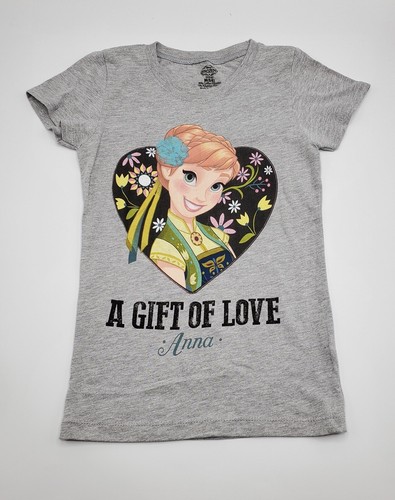 Disney Girls' Cotton Blend Frozen Anna T-Shirt Size 6X Years NWOT