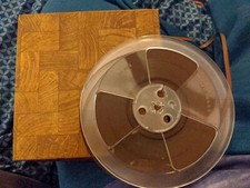 Rca 7" Reel To Tape Used Blank In Brown Box Vtg Plastic Studio Mastering Audio