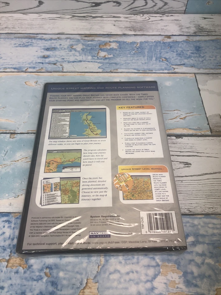 The Times GB Route Planner PC CD-ROM The Times Premium Series - Image 2 of 4
