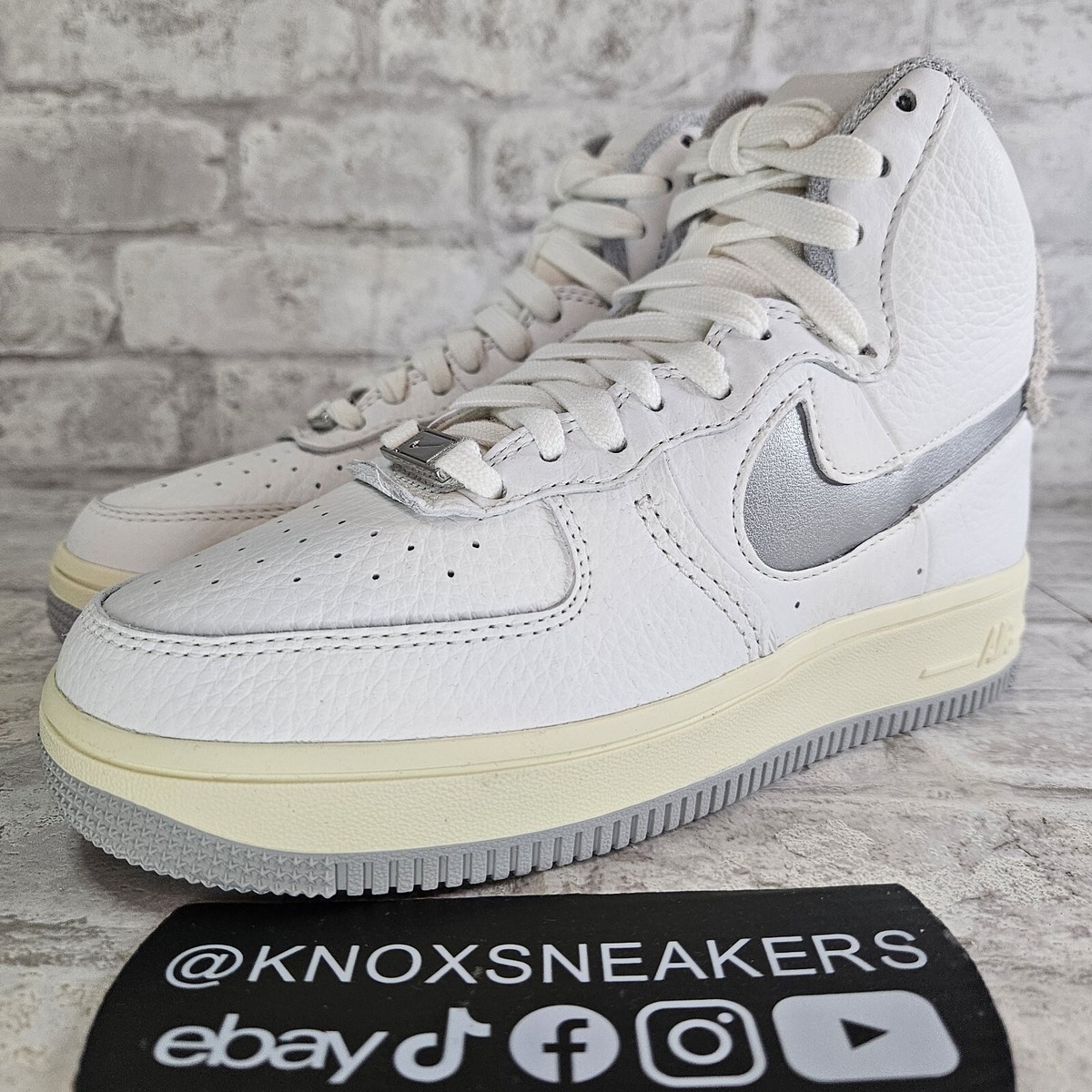 Nike Air Force Sculpt Silver White Sneaker AF1 DC3590-101 Women's Size