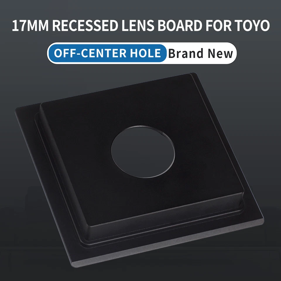 17mm Recessed Lens Board 110x110mm Copal #0 For Toyo 4x5 LF 45A II 45FA 45CF - Image 4 of 4