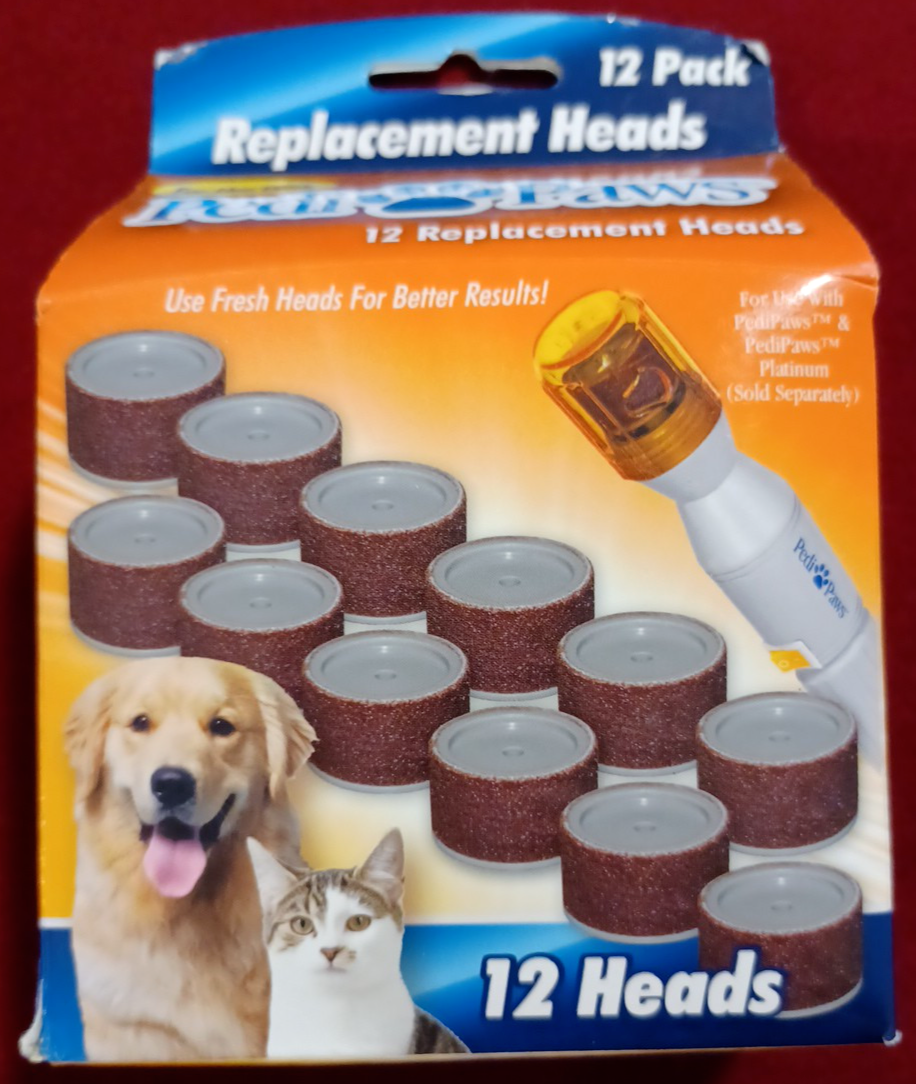 Replacement Heads Pedipaws Battery Size Pedipaws Dog Nail Grinder