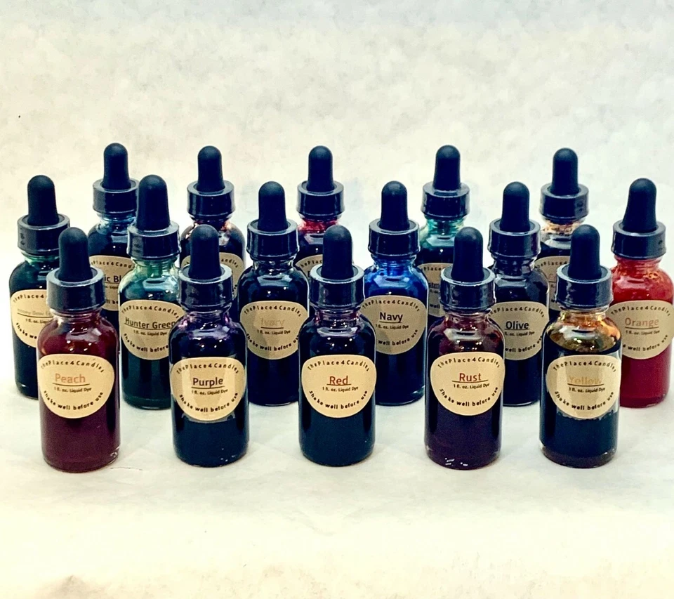 Liquid Candle Dye ~ ORANGE ~ 1oz Glass Bottle with Dropper - Image 3 of 4