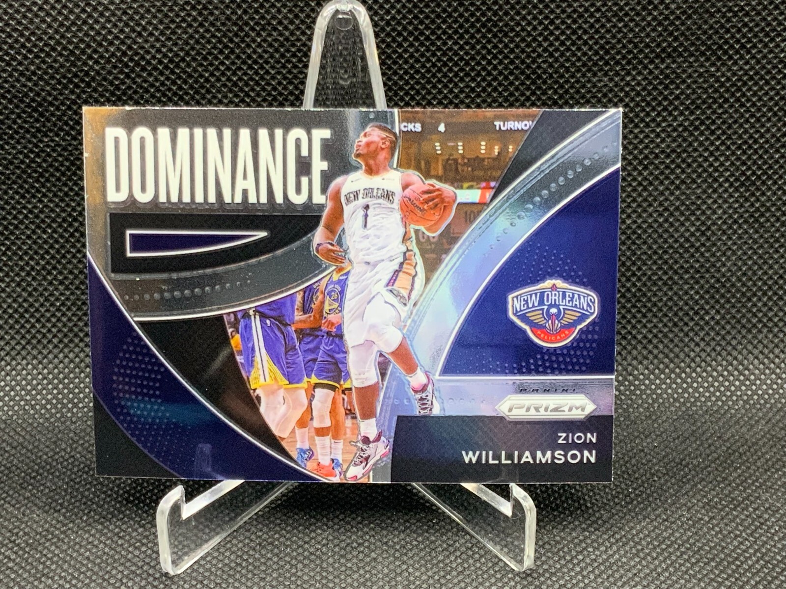 2021-22 Panini Prizm ZION WILLIAMSON Dominance #17 Pelicans