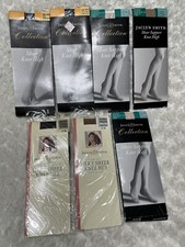 Lot of 7 Vintage Jaclyn Smith Kmart Silky Sheer Support Nylon Knee Highs