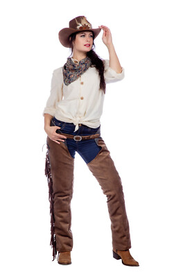Chaps Cowboy Cowboychaps Damenchaps Rodeo Rodeoreiten