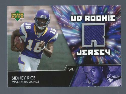 2007 SIDNEY RICE * 24 - Card Lot * RC UD NFL Player Premiere Card# 24  VIKINGS