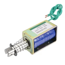 XRN-1564T DC 12V 60N 10mm Push Pull Type Open Frame Solenoid Electromagnet