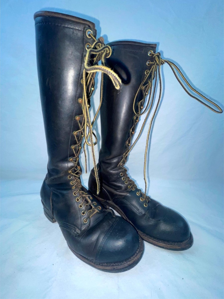 70s〜80s USA製 vintage ライディングブーツ 黒 古着 s-l1200.jpg