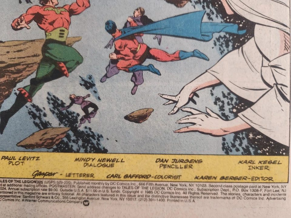 TALES OF LEGION OF SUPER HEROES DC COMICS 1985 LOT/RUN OF 12 (325~337) FN ~ VF- - Image 2 of 4