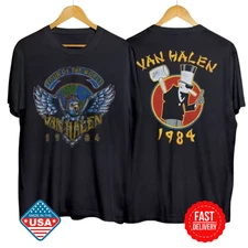 SALE HOT!! Van Halen Tour Of The World 1984 T-Shirt Unisex Inspired Gift For Fan