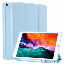 Smart Trifold Stand Protective Full Body Cover Case, For Ipads 10.2 inch Light