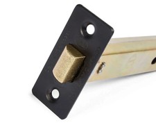Bolt Through Tubular Latch UKCA/CE Certified - Fire Tested - 127mm - Matte Black