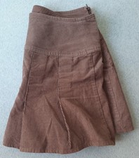 Rock Gr. 38 H&M Damenrock Faltenrock Cordrock Braun sehr guter Zustand