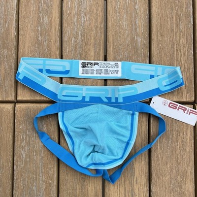 C-IN2 men Benicio Blue Grip Mesh Jock strap jockstraps underwear size M L XL