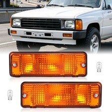 Amber Lens Turn Signal Lights Left Right For Toyota Pickup 4runner 1984-1986