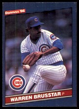 Warren Brusstar 1986 Donruss #555 Cubs MLB READ FREE SHIPPING AutographDen