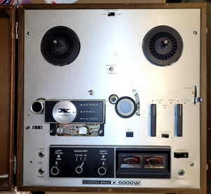 AKAI CROSS-FIELD X-5000W Vintage Reel to Reel Stereo Tape Recorder/ Player