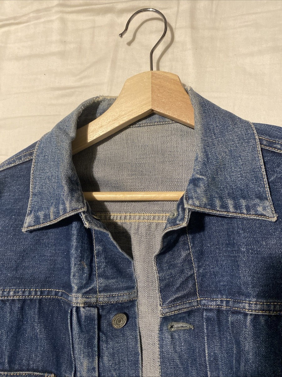 Vintage 1950s LEVIS 507XX BIG E Type 2 Levi's Denim Jacket Vintage 1950s LEVIS 507XX BIG E Type 2 Levi's Denim Jacket