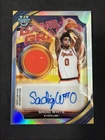 2025-26 Bowmans Best Game Graphs Sadiq White Syracuse Auto JERSEY