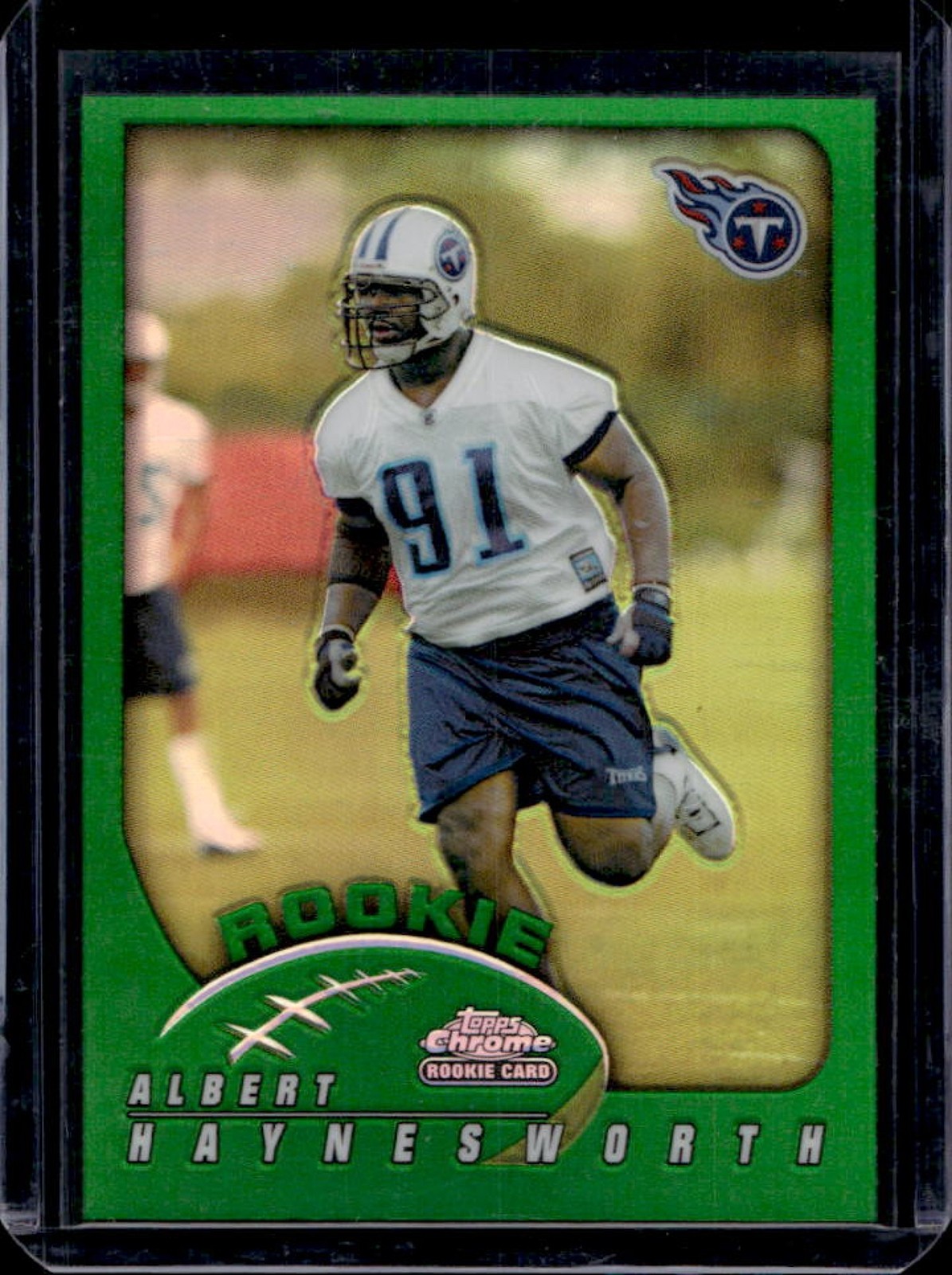 2002 Topps Chrome Albert Haynesworth Rookie RC #186 Titans