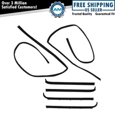 Window Sweep & Run Channel Weatherstrip Seals Kit for 80-86 Bronco F100 F150 250