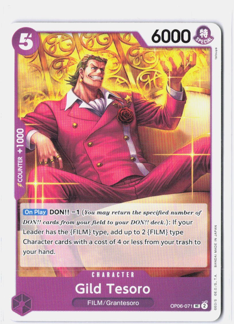 Gild Tesoro Wings of the Captain OP06-071 LP