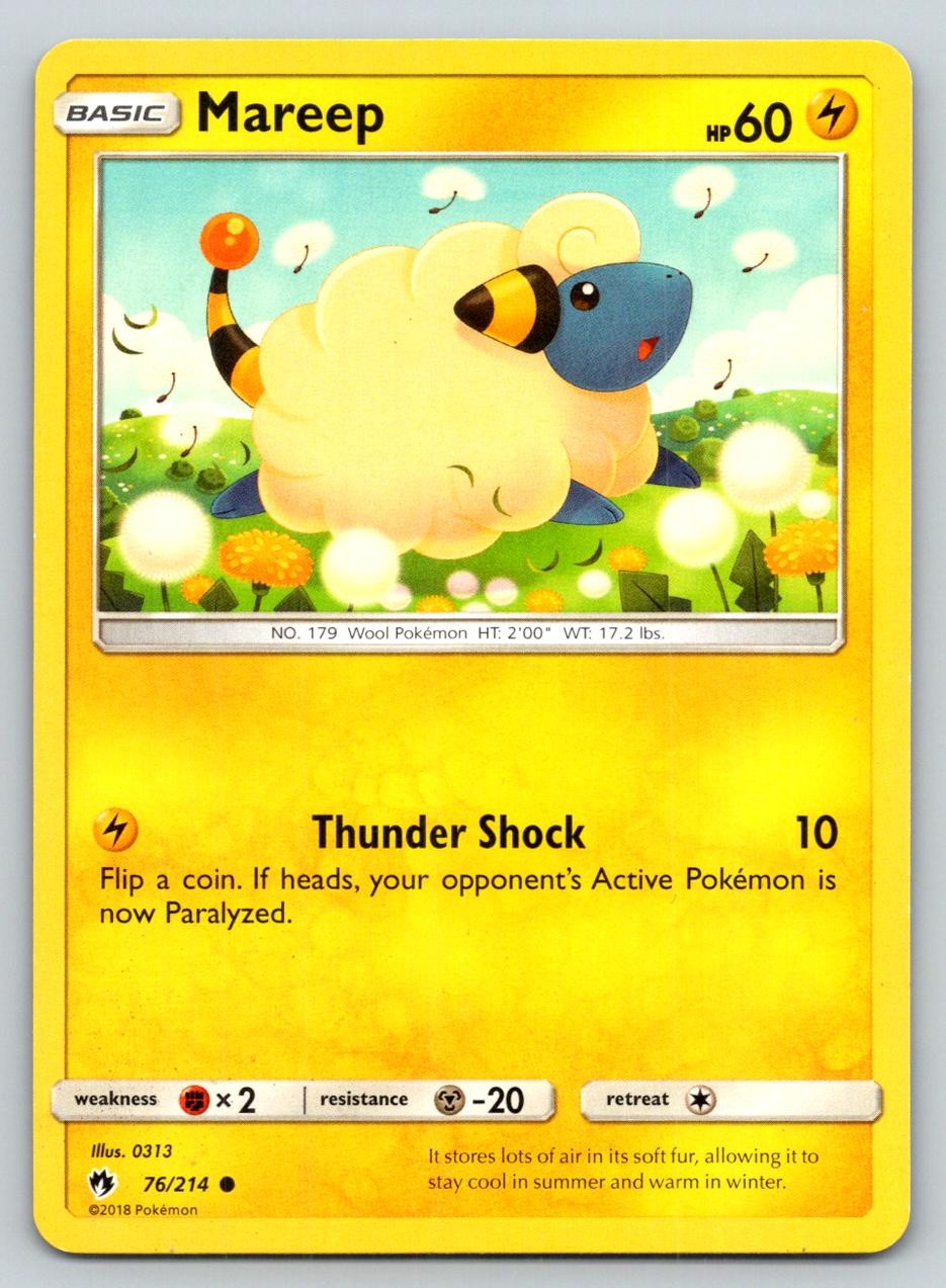 MAREEP 76/214 C LOST THUNDER POKEMON MP 313