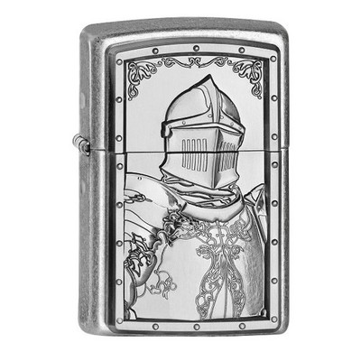 ZIPPO Limited Edition   Knight s Tale   Antique Silver   Seltene Sammleredition