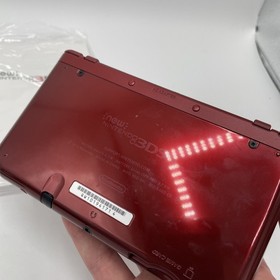 Nintendo New 3DS XL Red In Original Box W Charger Stylus US Model