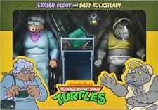 NECA Teenage Mutant Ninja Turtles Granny Bebop & Baby Rocksteady 2 pk