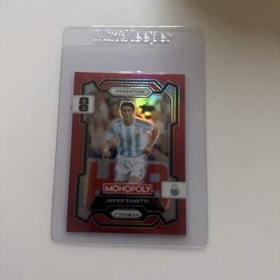 2026 Prizm Monopoly FIFA World Cup Red Prizm #5 Javier Zanetti -ARGENTINIEN-