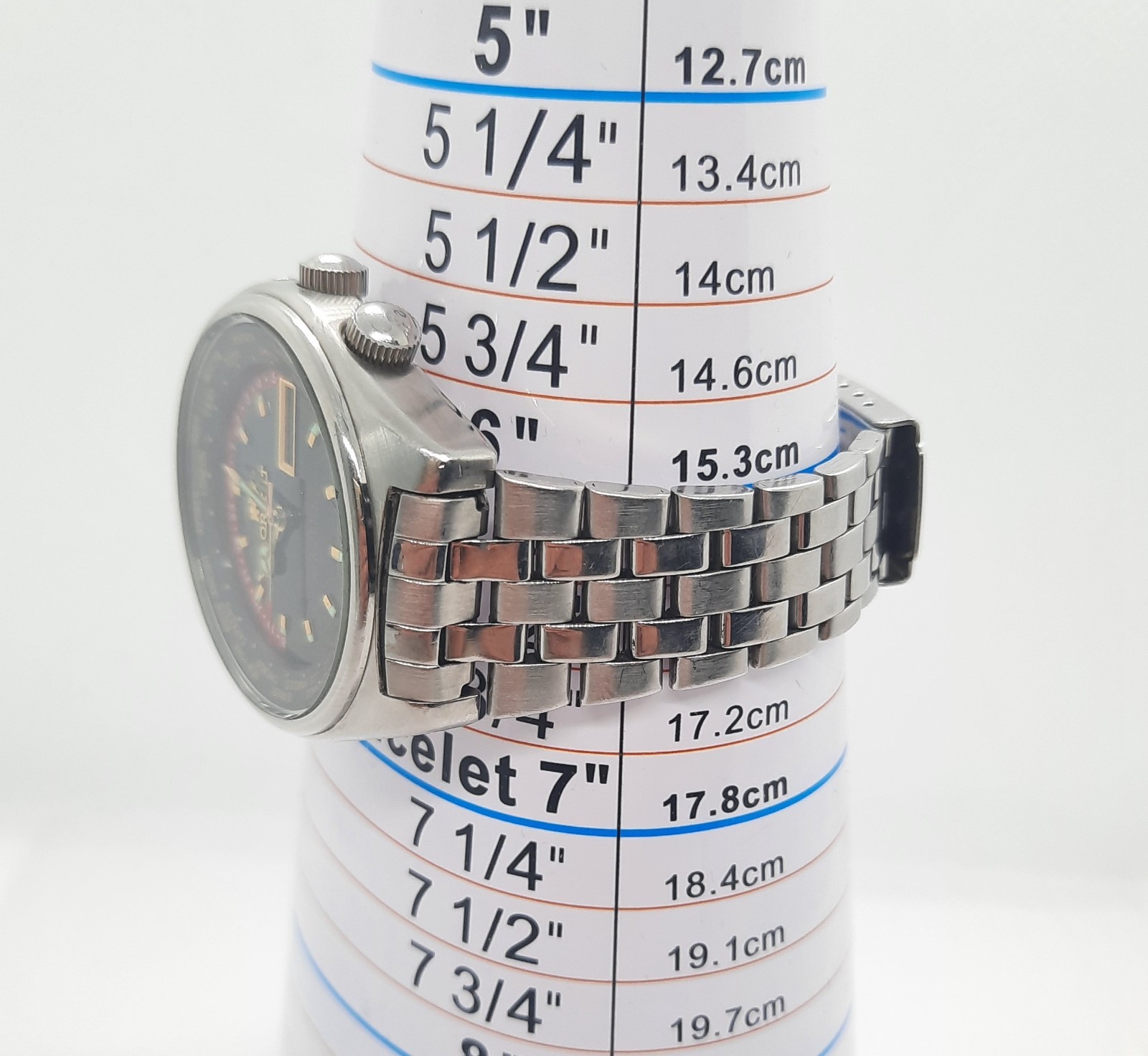 ORIENT Cities World Time 5 Bar Automatic Vintage … - image 15