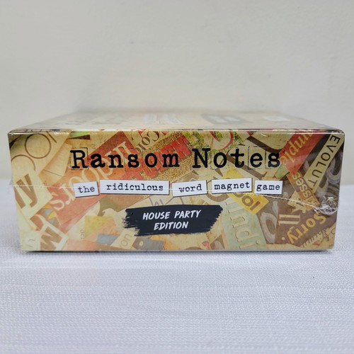 Ransom Notes The Ridiculous Word Magnet Game House Party Edition Sealed NEW - Picture 3 of 4
