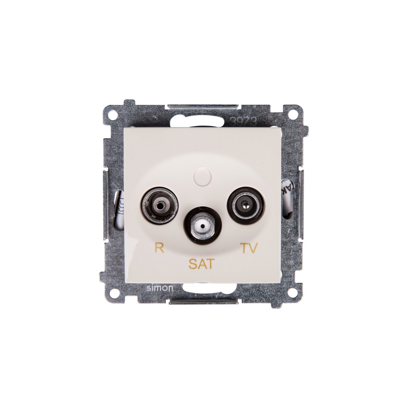 Simon 54 RD/TV/SAT Antenna Socket Final Cream DASK.01/41