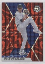 2021 Panini Mosaic Reactive Red Mosaic Prizm Kyle Freeland #100 y0i