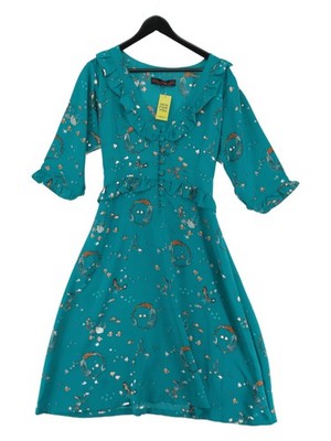 Anami & Janine Hemd Midikleid XL in Grün