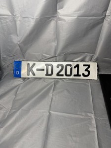 German License Plate