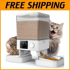 Stainless Steel Cat Feeder for 2 House-cats