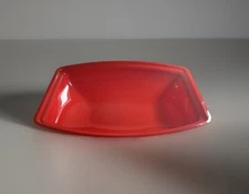 Cambro RSB1014CW110 5 Qt Ribbed Red Plastic Bowl 14x10 Rectangular Case of 4