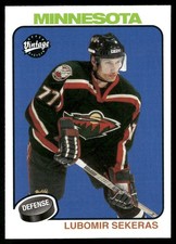2001-02 Upper Deck Vintage #126 Lubomir Sekeras Minnesota Wild Hockey Card