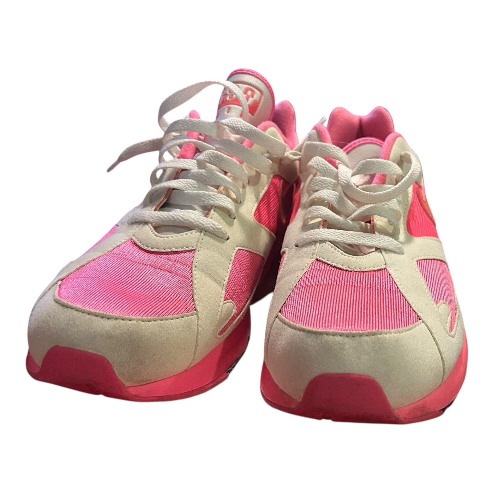 OFF WHITE X NIKE Nike x Comme Des Garçons Air Max 180 Off White Rosa AO4641 600 Uomo Taglia 11