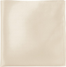 100 Real Mulberry Silk Pocket Square for Men, 11X11 Inch Solid