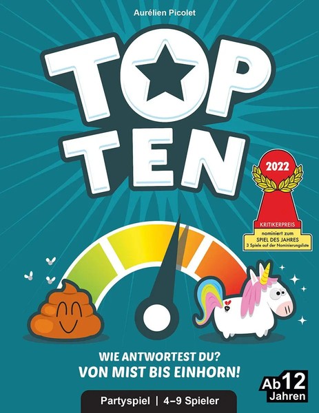 AuréLien Picolet | Top Ten | Spiel | Deutsch (2022) | COGD0008 | Asmodee Gmbh-image