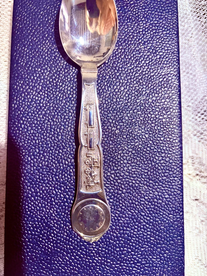 Cucchiaio in Argento 925 per Bimbo e Nascita - Greggio Argenteria con scatola  - Immagine 3 di 4