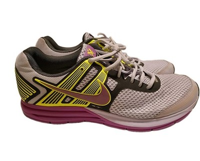 Nike Structure 16 Womens Size 12 Gray Purple Athletic Running Shoes Sneakers