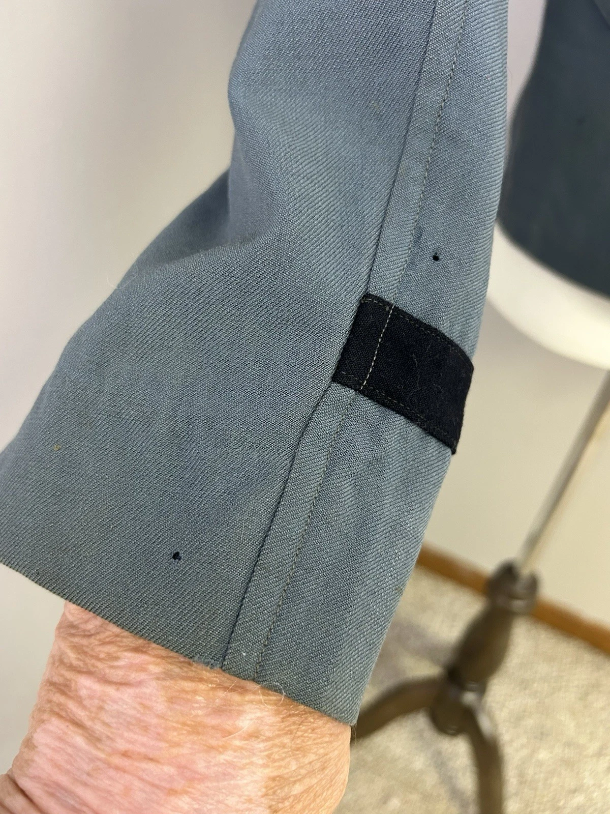 Vintage 50s Mens Taxi Bus Driver Uniform Jacket Workwear Zip Front Maier-Lavaty - product detail image 9