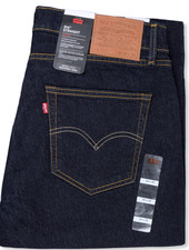 Levis 514 Mens Slim Straight Fit Comfort Stretch Denim Jeans Zip Fly Dark Blue